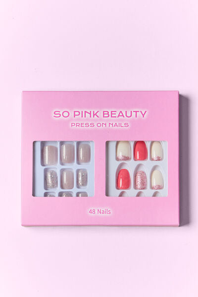 SO PINK BEAUTY Press On Nails 2 Packs