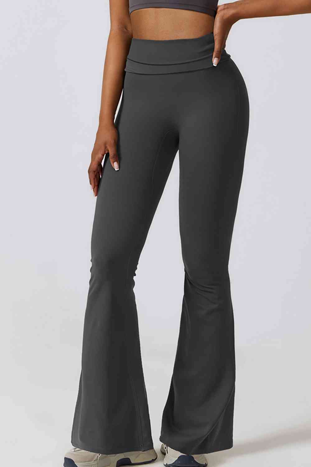 Halter Neck Flare Sport Jumpsuit